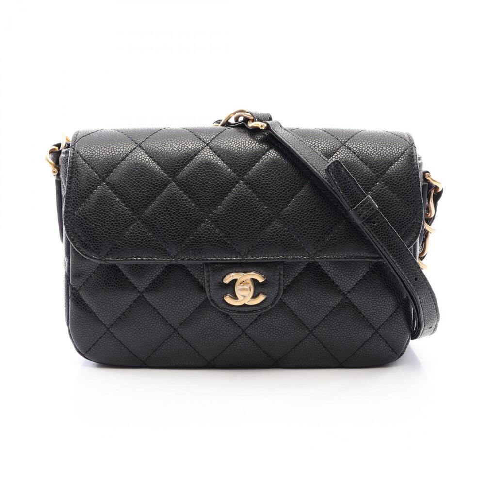 Chanel MatelassΓ© Flap Shoulder Bag/Handbag, Caviar Leather (Grained Calfskin)...